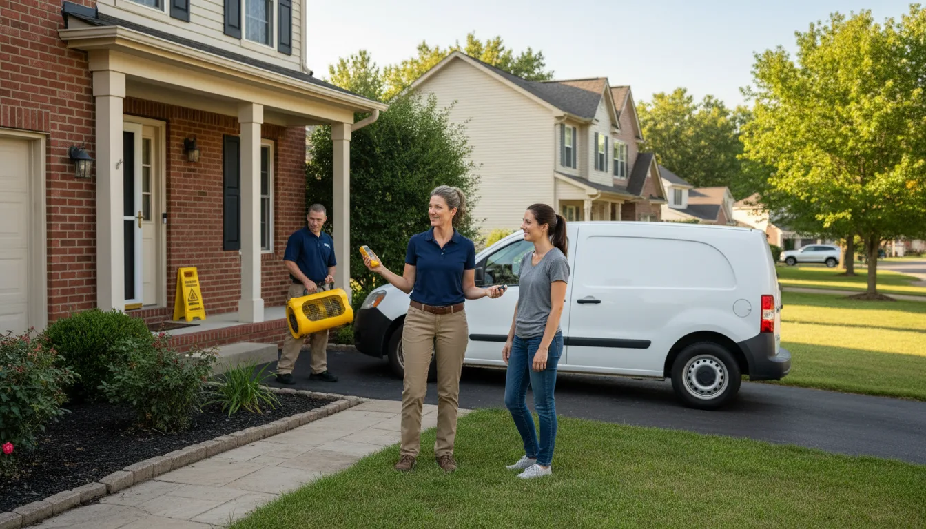 Water restoration image for Home Water Damage Repair in Mount Carmel, SC